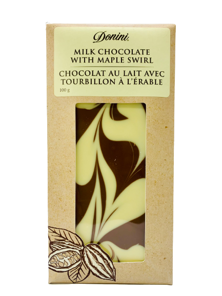 Milk chocolate with maple swirl 100g