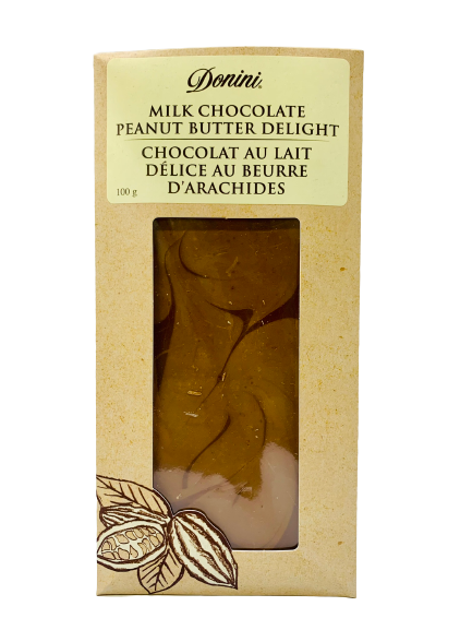 Chocolat au lait délice avec beurre d'arachide 100g