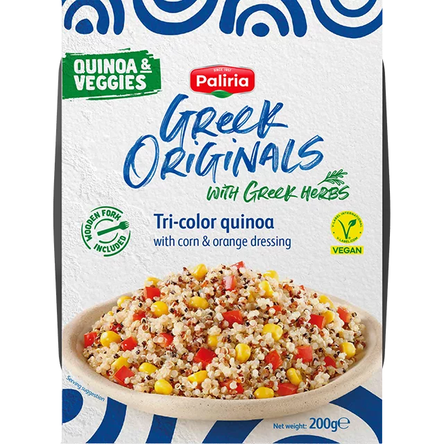 QUINOA TRICOLORE AU MAIS ET SAUCE A L ORANGE 200G