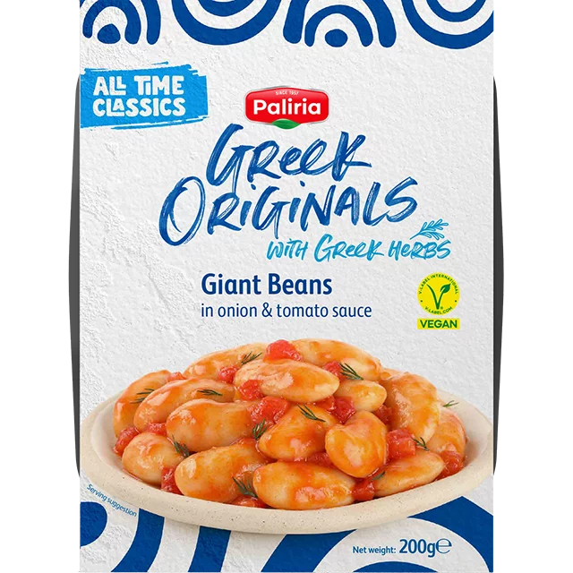 GIANT BEANS IN TOMATO AND ONION SAUCE 200G