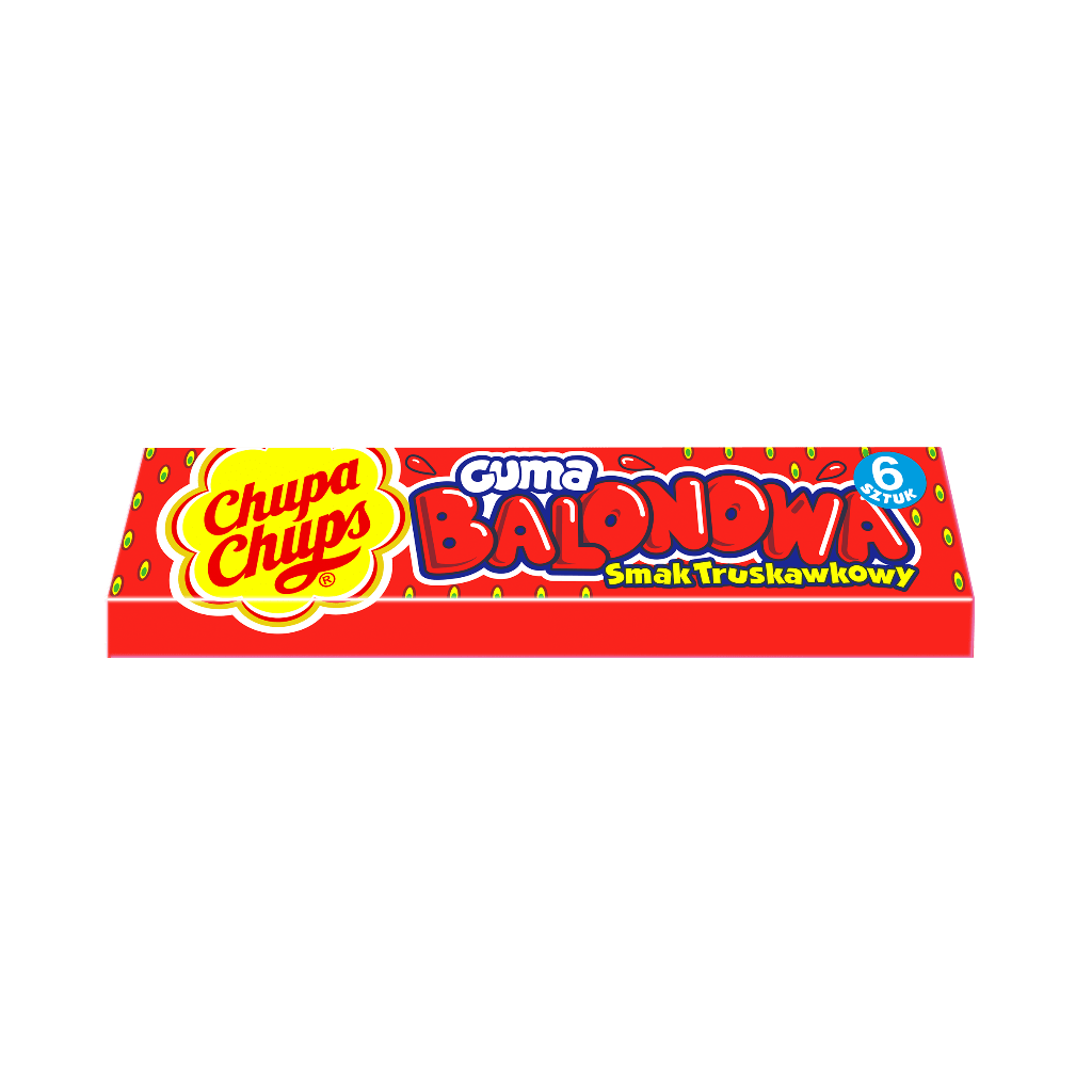 Chupa Chups Big Babol Gum Strawberry 27.6g