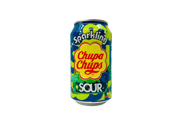 Chupa Chups Sparkling Blueberry Flavor 345ml