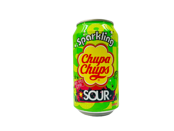 Chupa Chups Sparkling Green  Apple Flavour 345ml