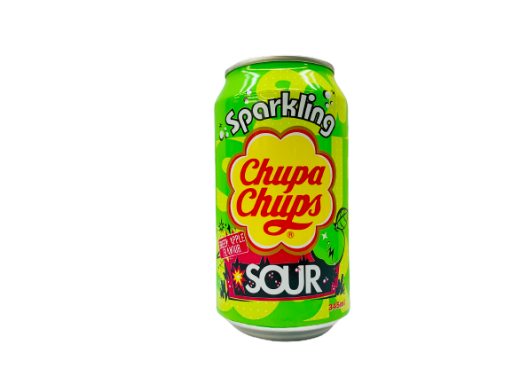 Chupa Chups Sparkling Green Apple Flavor 345ml