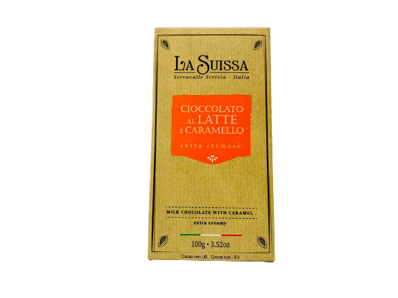 Cioccolato al Latte e Caramello 100g