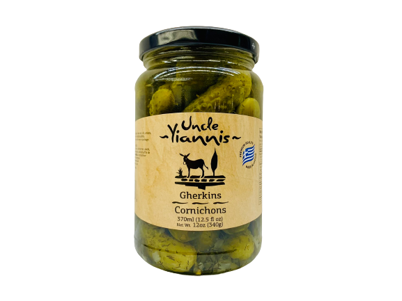 Uncle Yiannis Greek Pickles 370ml – Crunchy and Sweet & Sour