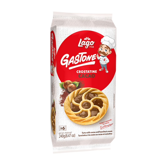 Crostatine tartelettes à la crème de cacao et noisettes 240g