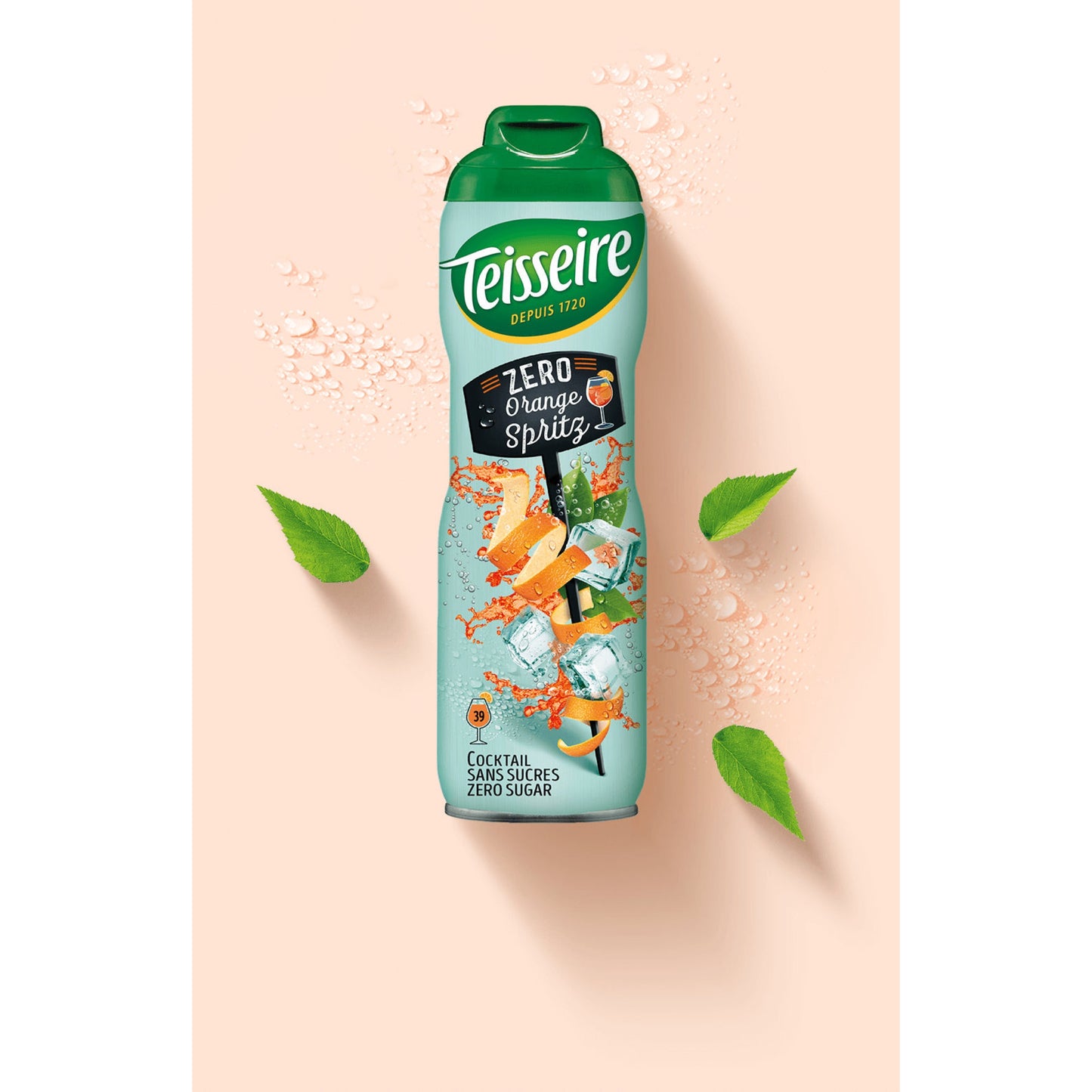 Teisseire 0% Sugar-Free Orange Spritz Cocktail Syrup 600ml