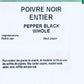 Whole black pepper 45g