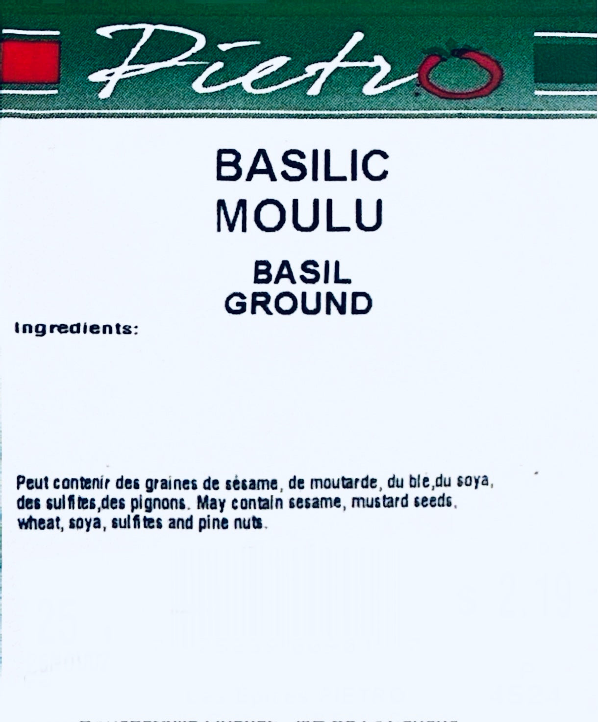 Basilic moulu 25g