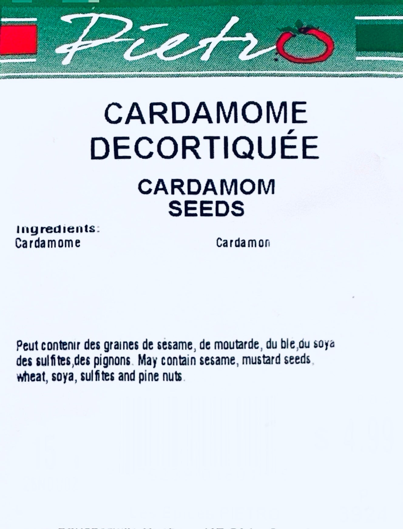 Cardamom Seeds 15g