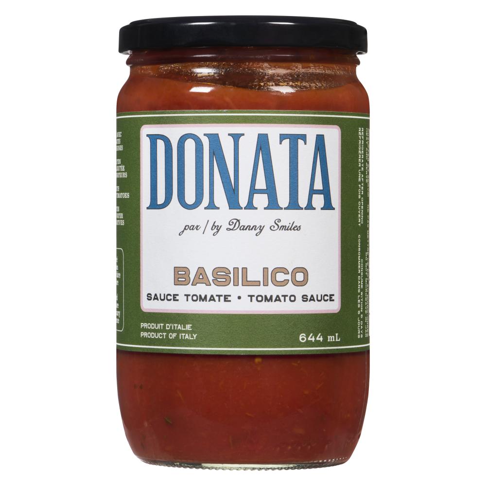 SAUCE TOMATE AU BASILIC 644ML – Donata