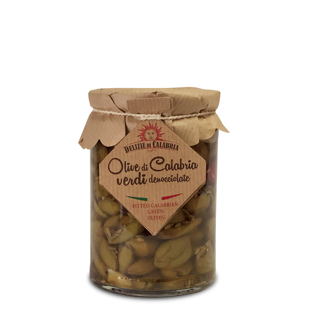 Olives vertes broyées au fenouil dans l’huile 350g