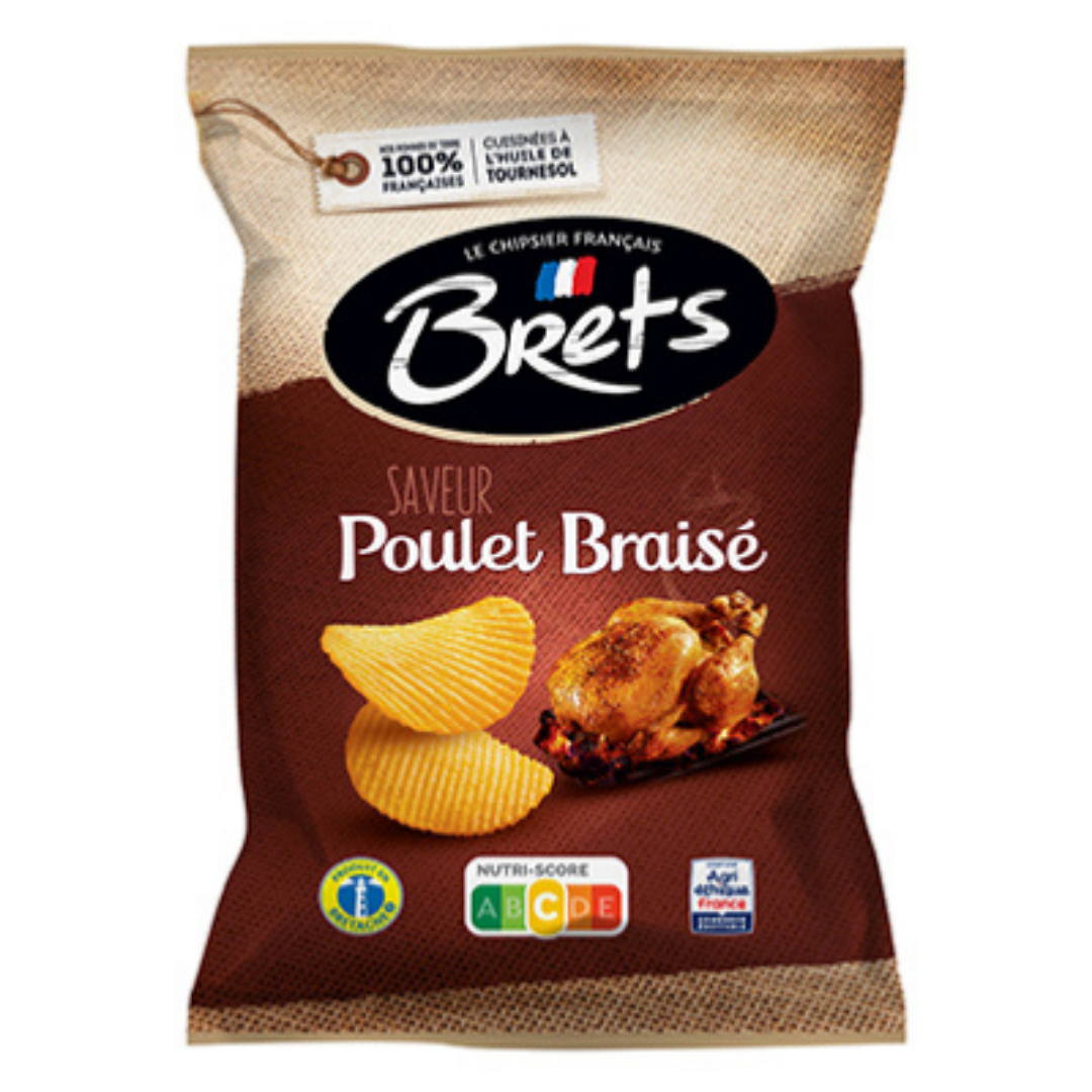 BRET’S ROAST CHICKEN FLAVOR WAVY CHIPS 125G – BRET’S