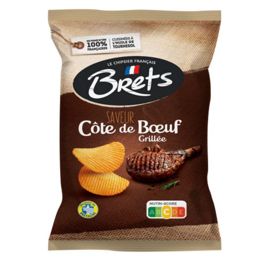 BRET’S GRILLED PRIME RIB FLAVOURED RIDGED CRISPS 125G – Bret’s