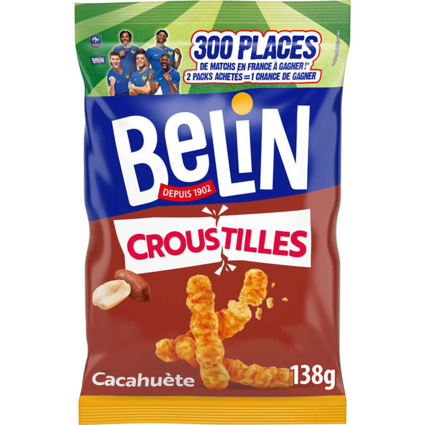 Belin Peanut Crisps Family Size 138g – The Crunchy French Apéritif
