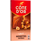 Chocolat Côte d'Or Lait Noisettes Entières 180 g – Chocolat Belge au Lait avec Noisettes Entières