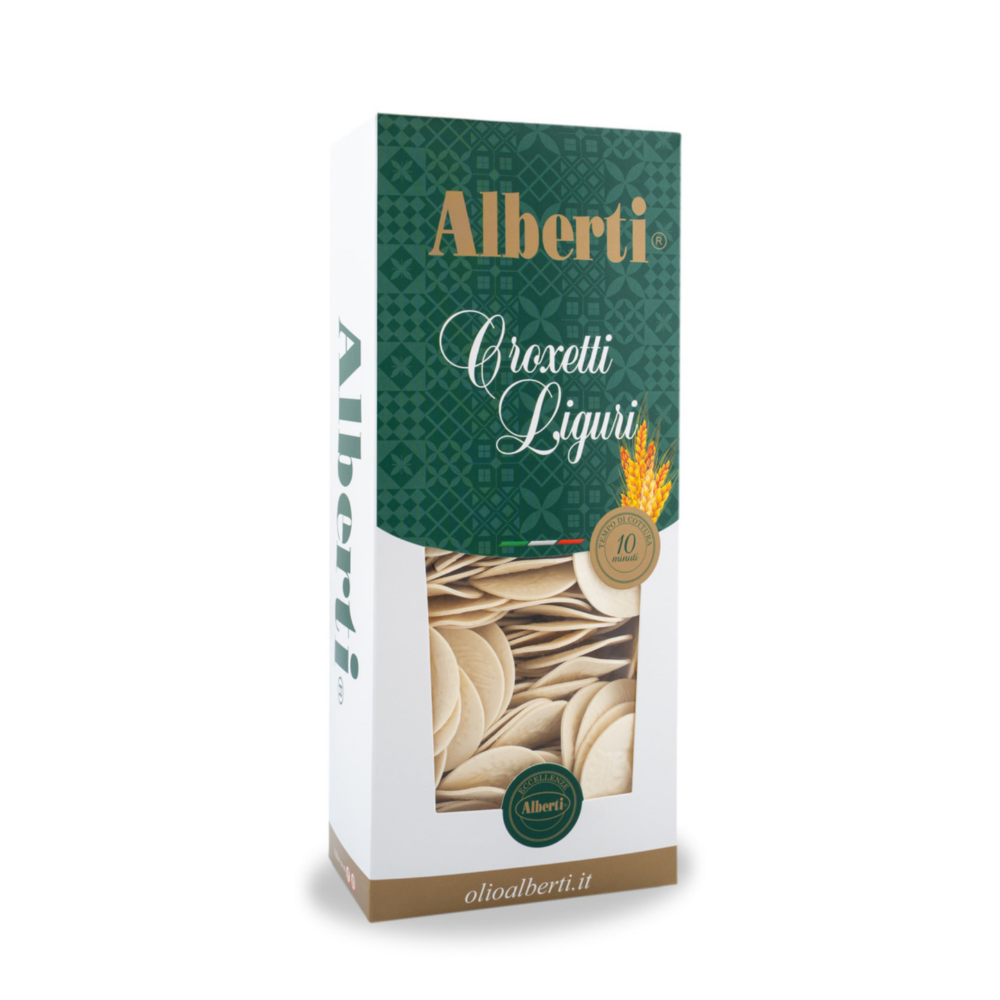 Croxetti Liguri 500g – Traditional Italian Embossed Pasta from Alberti