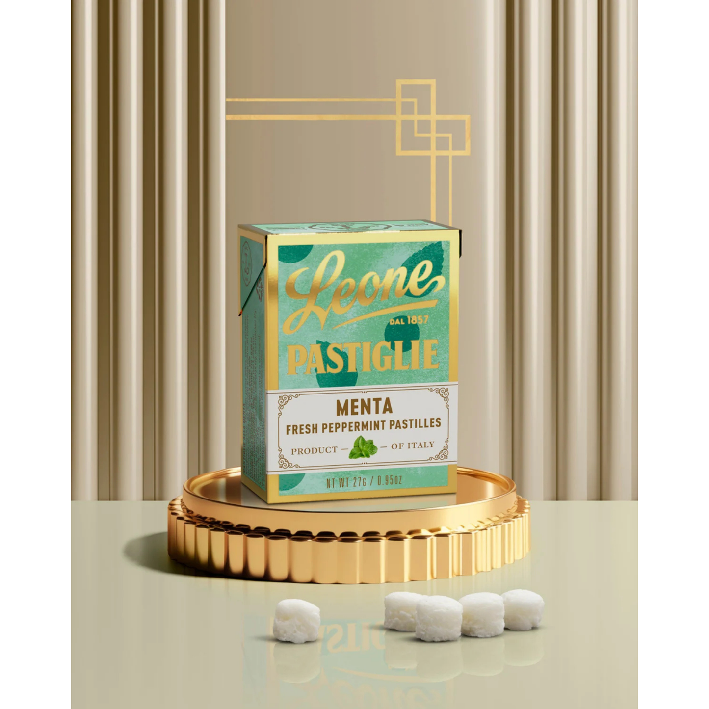 Leone Mint Lozenges 27g — Traditional Italian Candies since 1857 | Gluten-Free