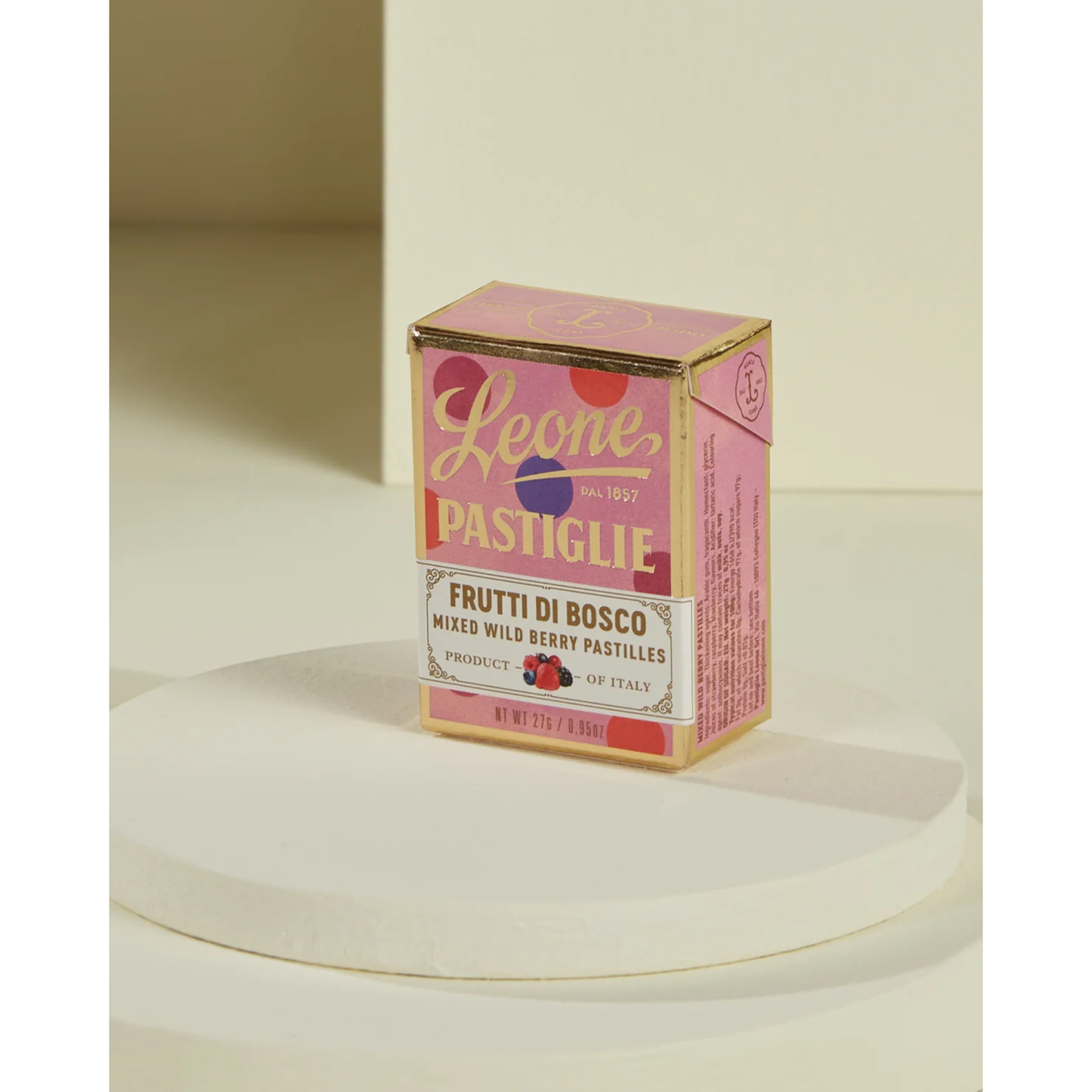 Leone Wild Berries Pastilles 27g — Traditional Italian Candies since 1857 | Gluten-Free