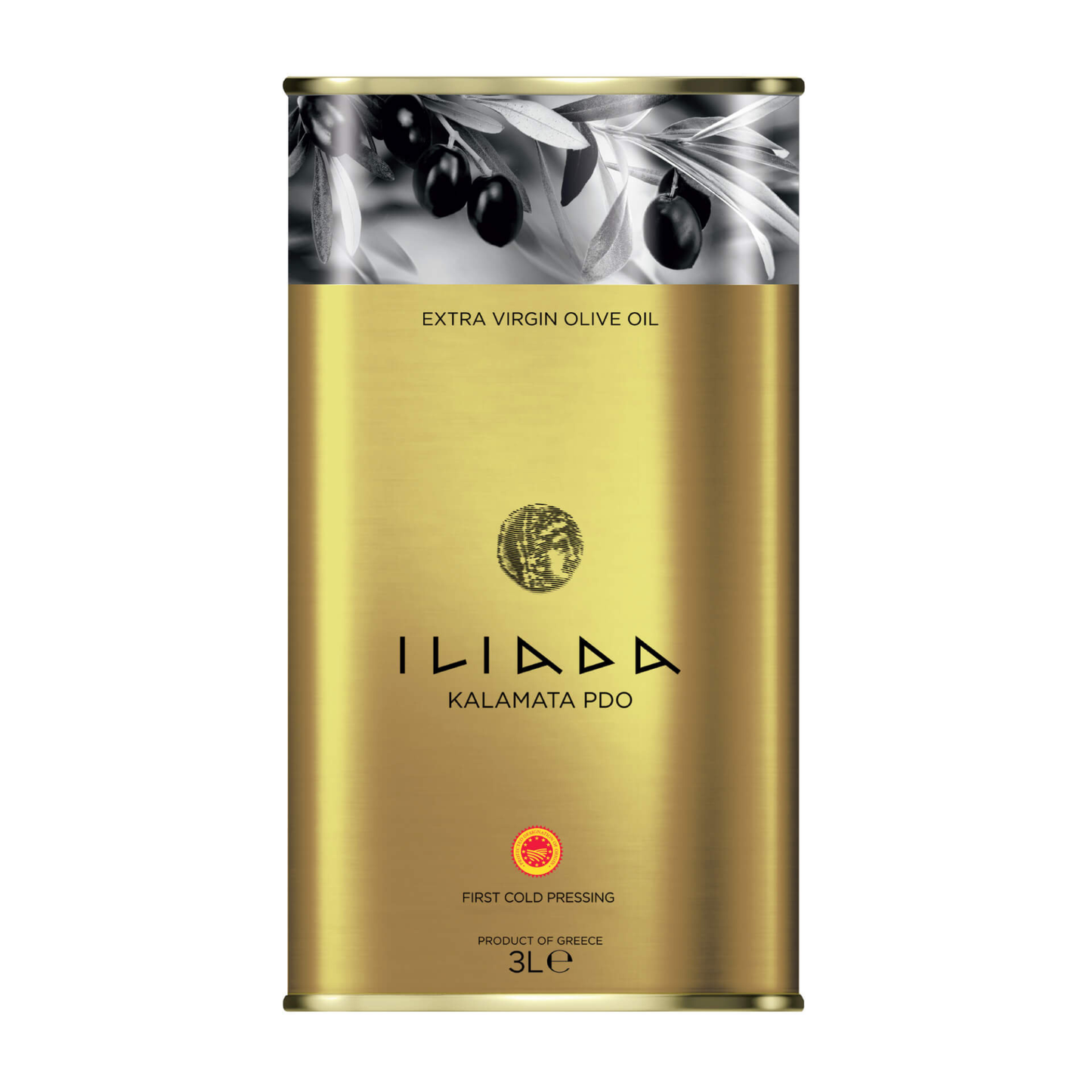 ILIADA Kalamata PDO Extra Virgin Olive Oil 3L – The Soul of Greece, Family Size