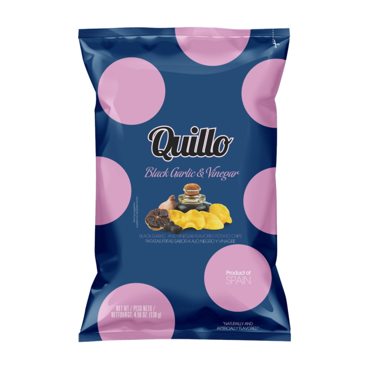 Black Garlic and Vinegar Crisps 130g – An Authentic and True Taste of Fermented Black Garlic – Quillo