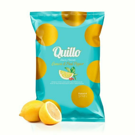 Lemon and Pink Peppercorn Crisps 130g – An Authentic and True Taste of Lemon and Pink Peppercorn – Quillo