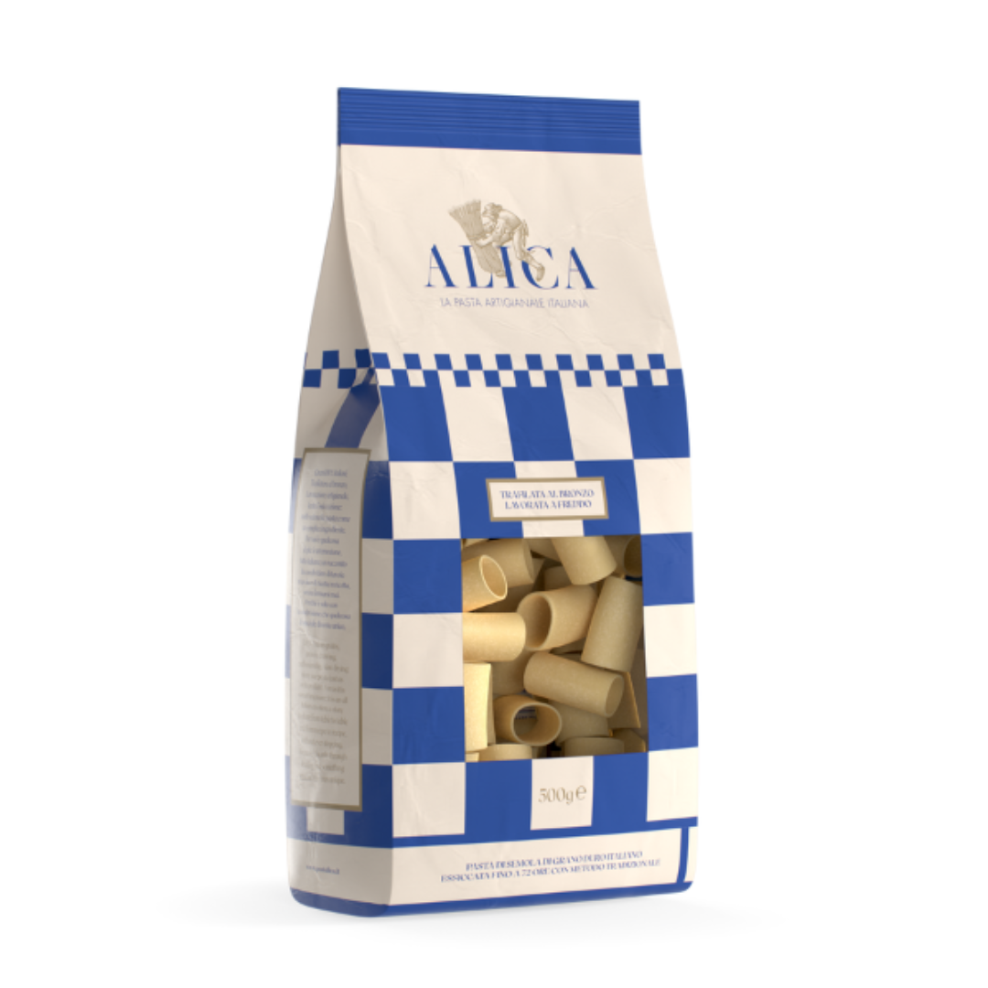 Paccheri 500g – Artisanal Italian Bronze-Drawn Pasta from Basilicata | Pasta Alica
