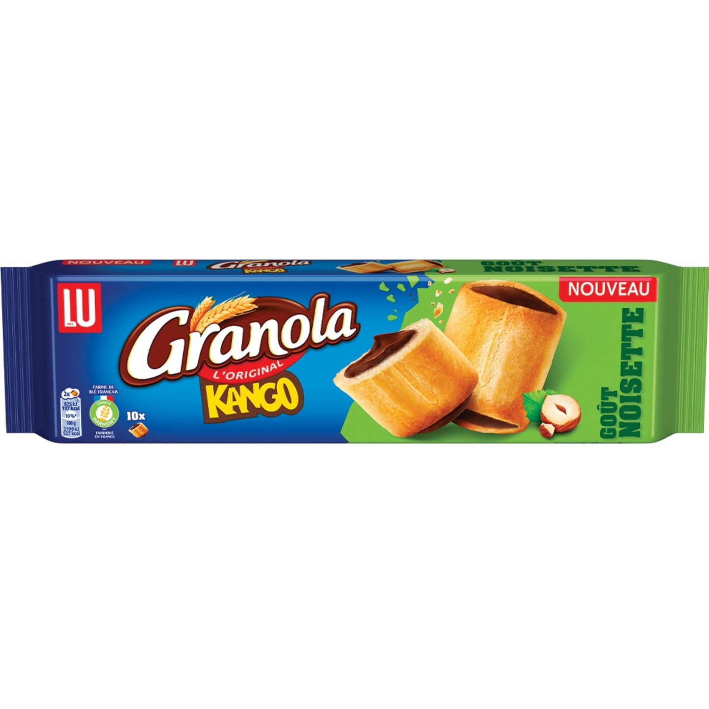 LU Kango Chocolate Hazelnut Biscuits 187g – Authentic French Chocolate & Hazelnut Filled Biscuits