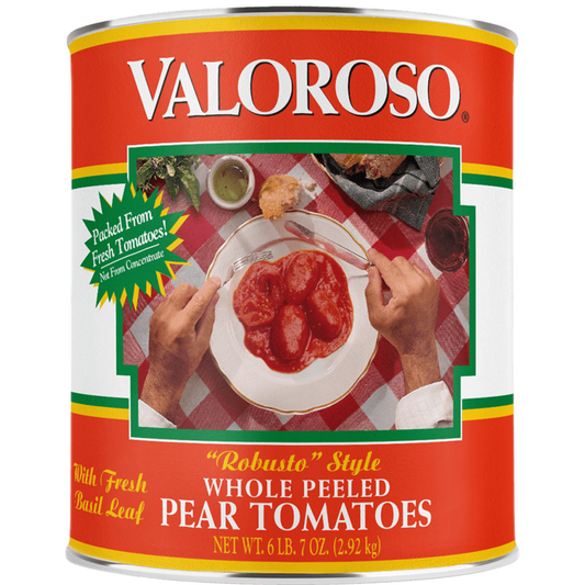 Tomates Poires Valoroso® Style Robuste 100 oz – Tomates Italiennes Premium pour la Restauration