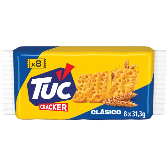 TUC ORIGINAL CRACKERS FAMILY PACK 250g – TUC | Salty Crunchy Crackers | Family Pack for Sharing
