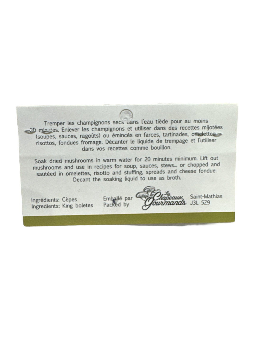 Dried porcini mushrooms 25g