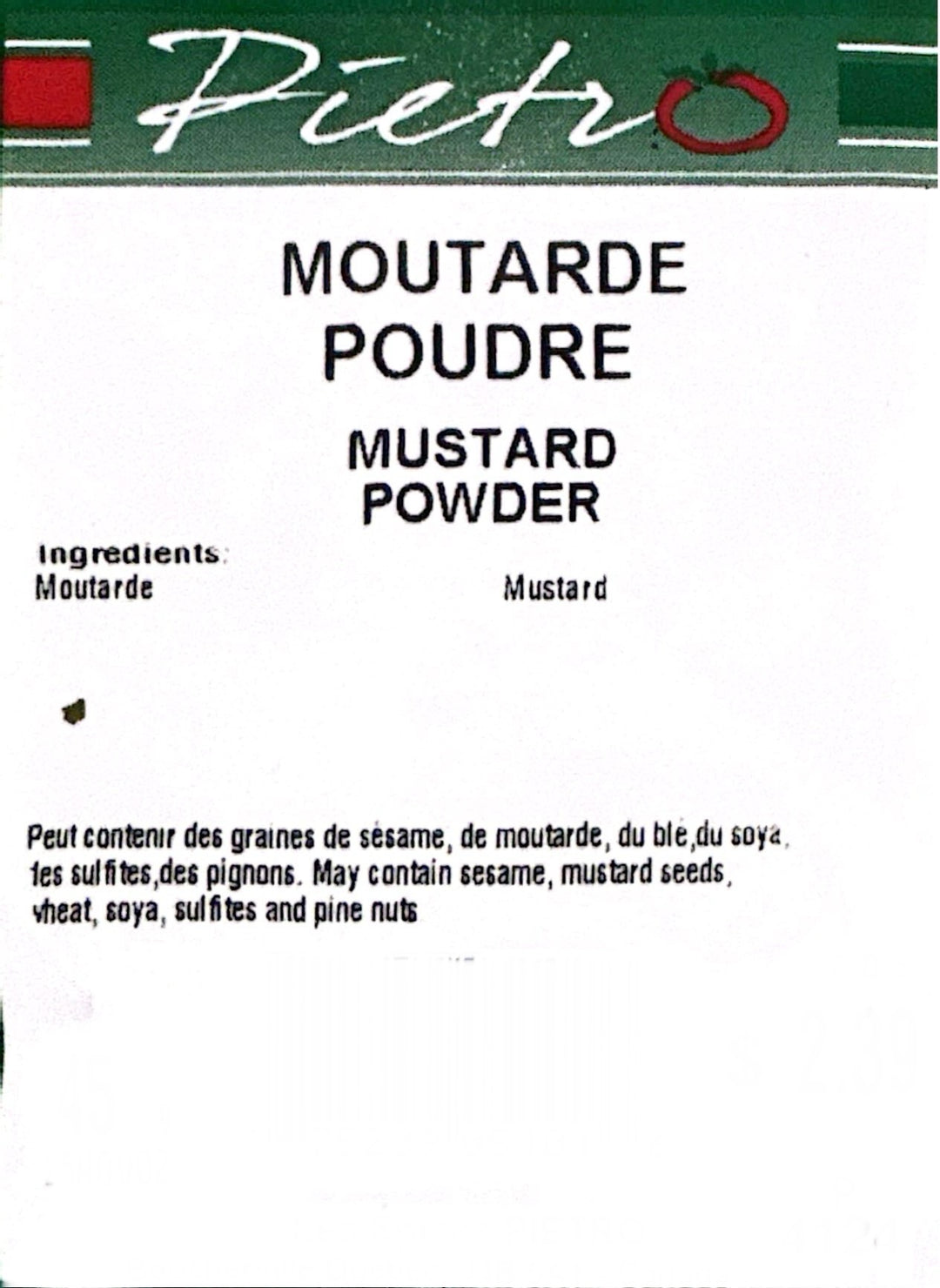 Moutarde poudre 45g
