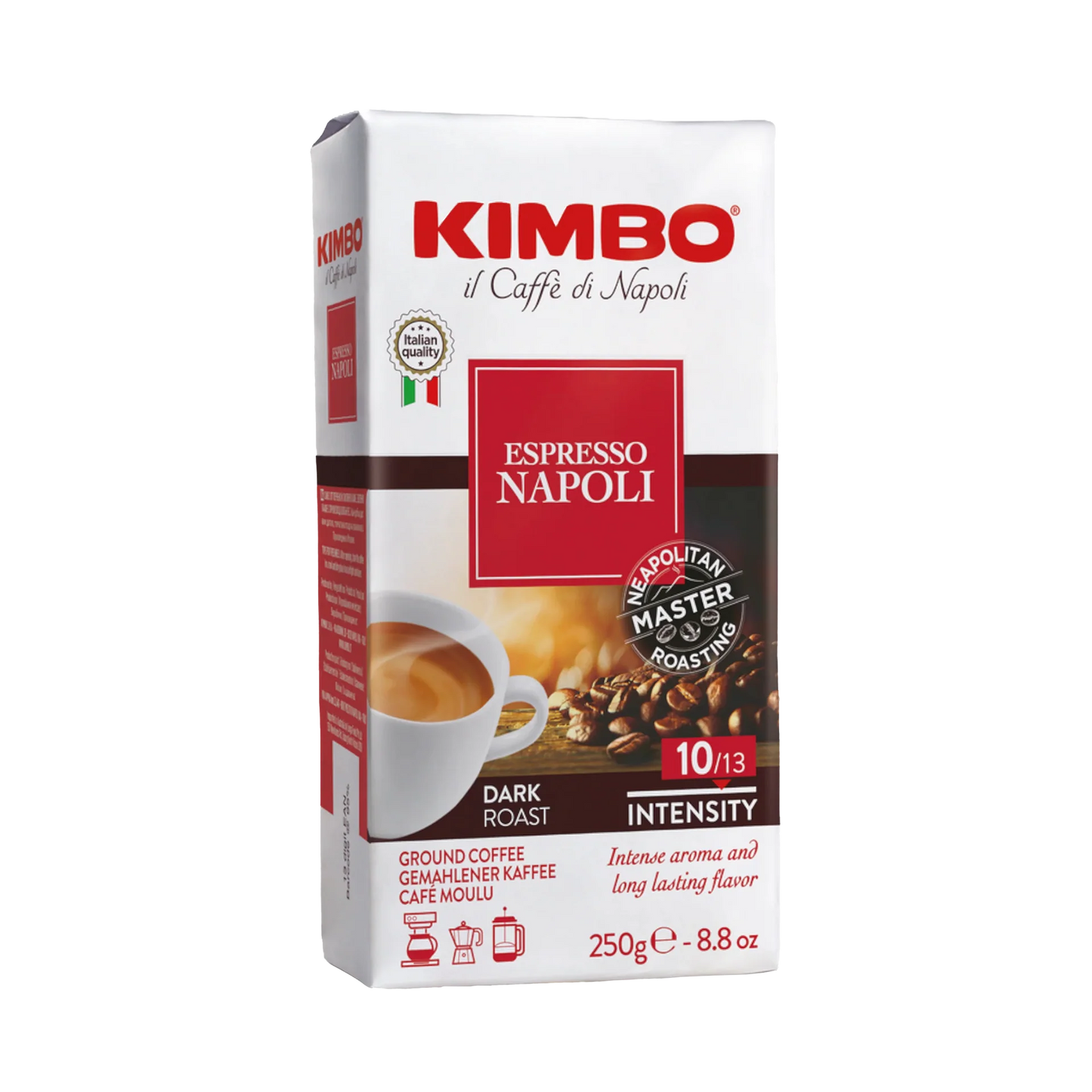KIMBO ESPRESSO NAPOLI GROUND COFFEE 250G