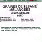 Mixed sesame seeds 50g