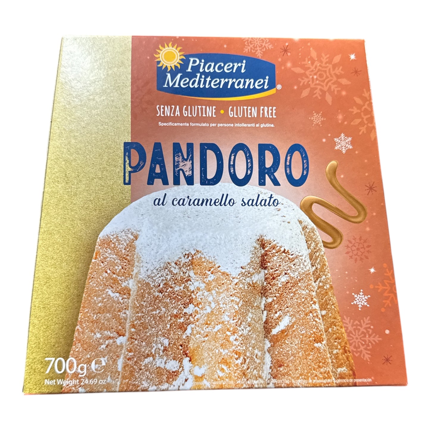 Pandoro Al Caramello Salato Gluten Free 700g