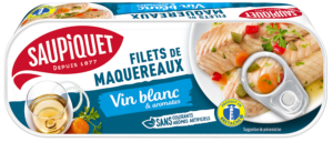 Filets de maquereaux vin blanc & aromates 176g