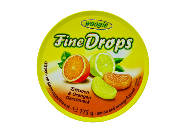 Fine Drops lemon and orange 175g