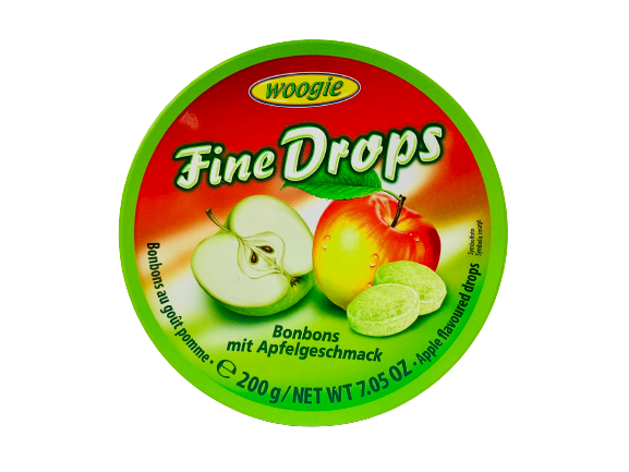 Fine Drops bonbons au goût pomme 200g