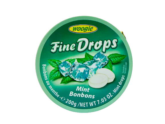 Fine Drops bonbons au menthe 200g