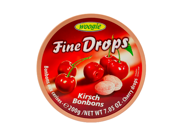 Fine Drops bonbons aux cerises 200g