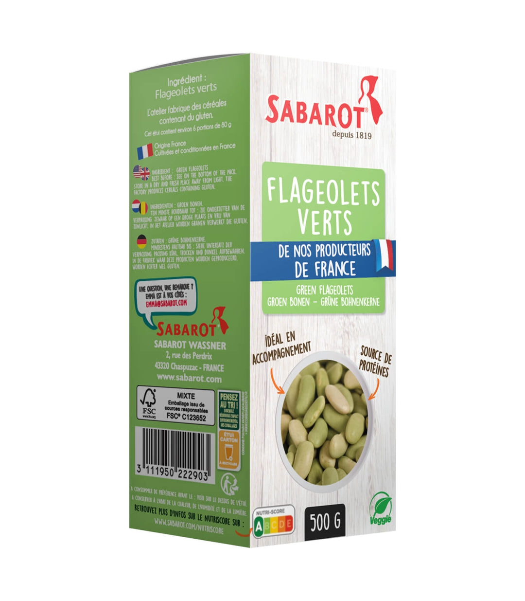 Flageolets verts 500g