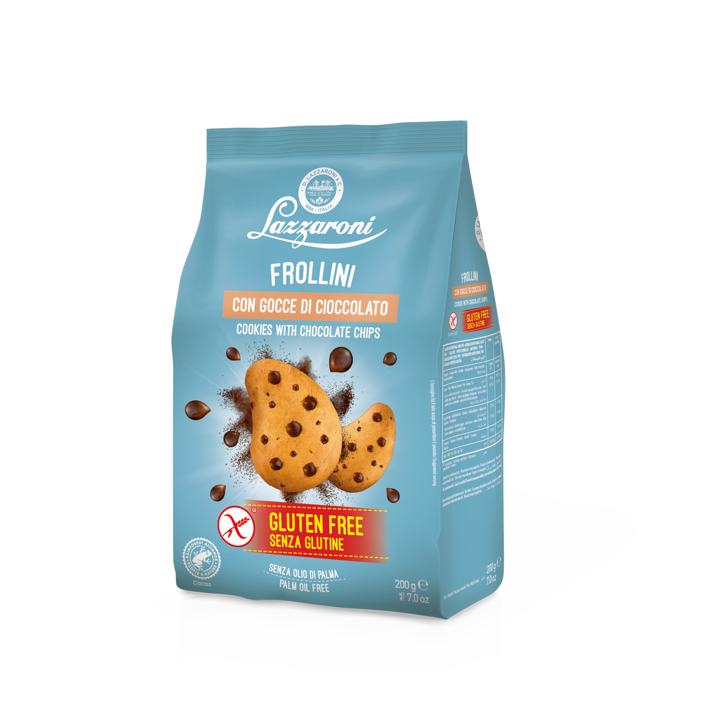 Lazzaroni Gluten-Free Chocolate Chip Cookies 200g