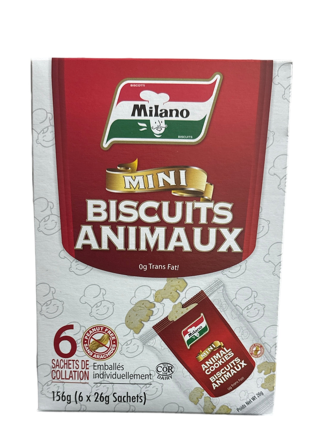 Mini Biscuits Animaux 156g (6*26g)