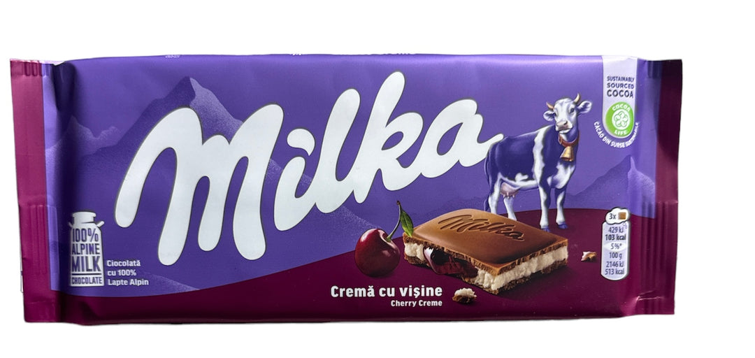 Milka Crème aux cerises 100g