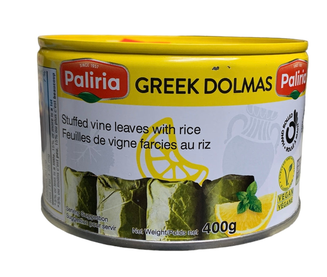 Vine Leaves Stuffed With Rice, Greek Dolmas 400g