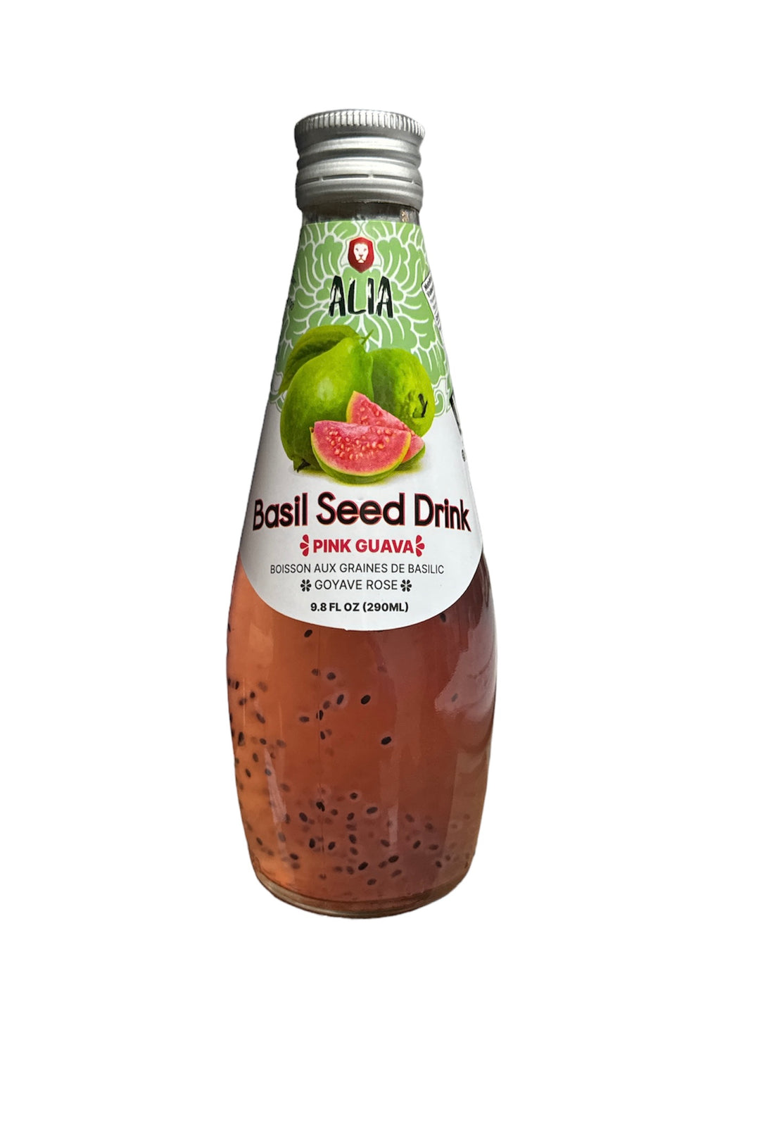 Pink Guava Drink Whit Basil Seed 290ml