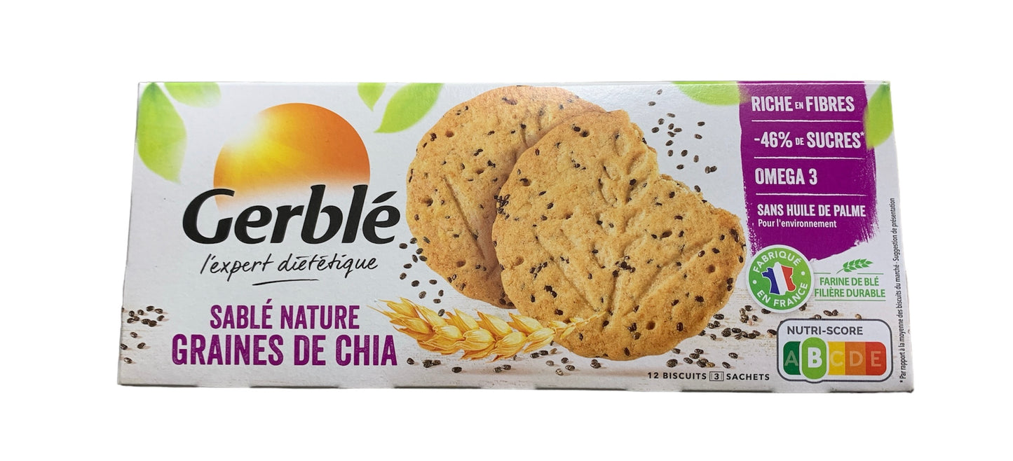 Natural Sand with Chia Seeds 132g