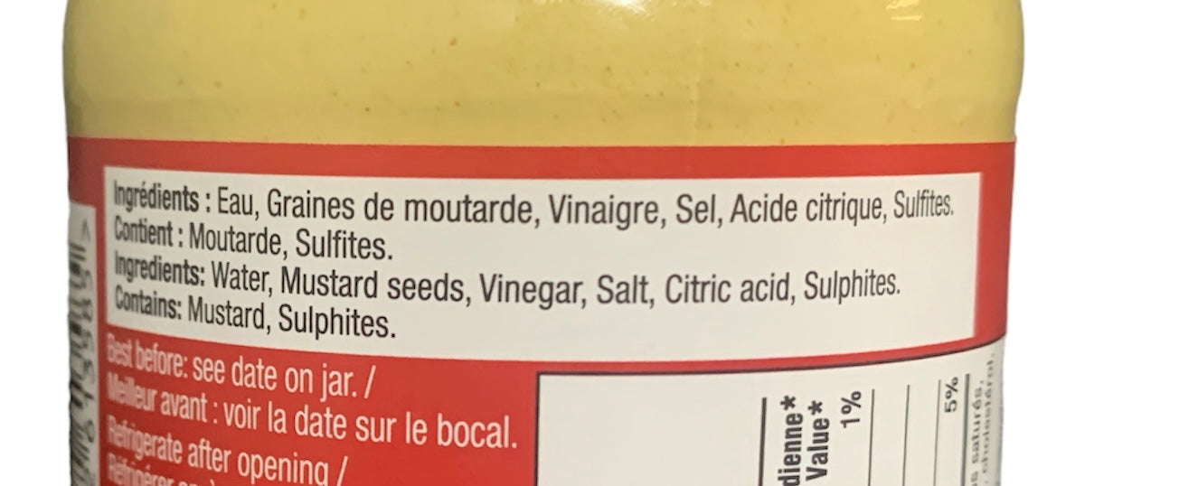 Hot mustard 430g