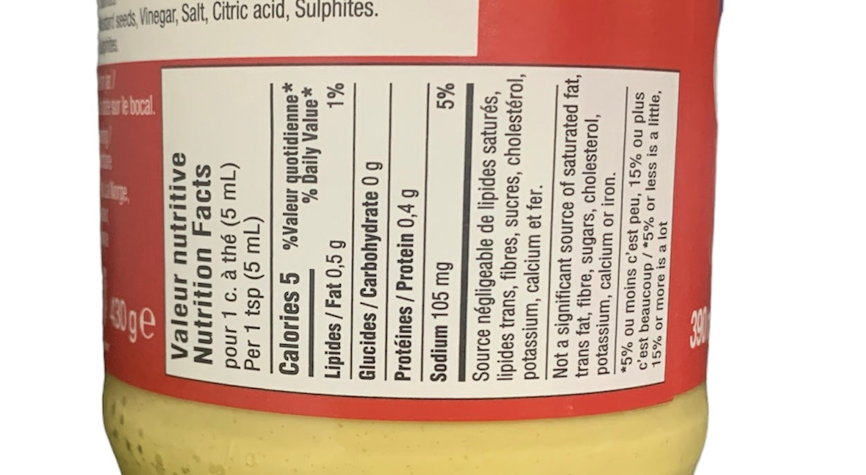 Hot mustard 430g